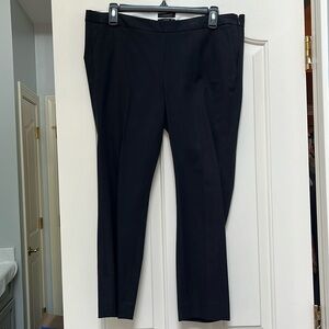 J. Crew Martie Chino Black Ankle Crop 12P